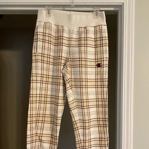 Champion plaid think sweatpants